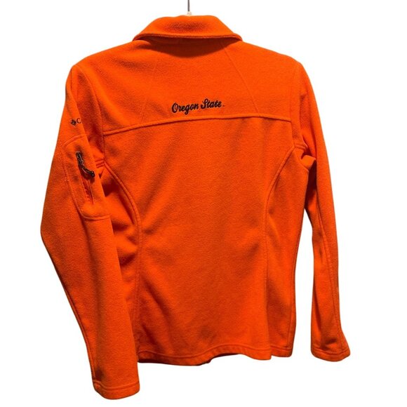 Oregon State Beavers Columbia Sportswear Fleece Fill Zip Jacket Size S - Picture 2 of 10